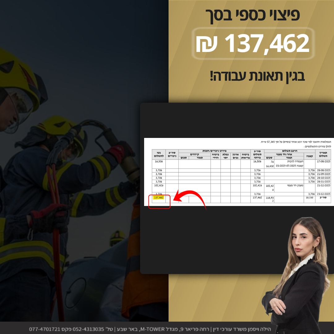 הישג תאונת עבודה